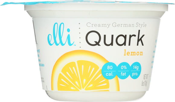 ELLI QUARK: Creamy German Style Lemon, 6 oz