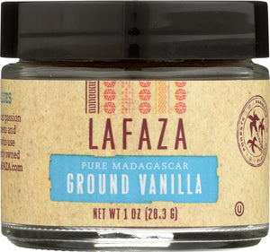 LAFAZA: Pure Madagascar Bourbon Ground Vanilla, 1 oz