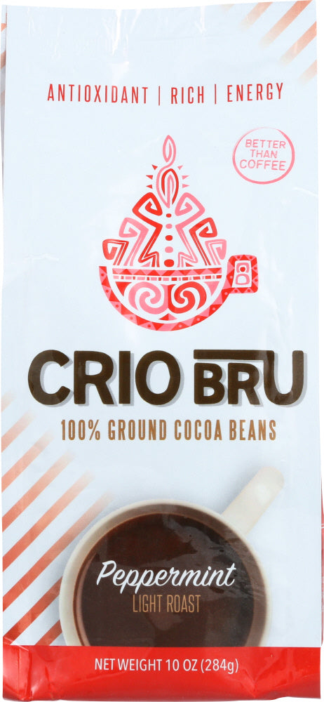 CRIO BRU: Coffee Light Roast Peppermint, 10 oz