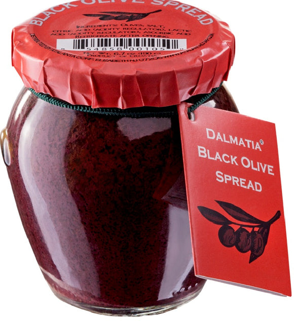DALMATIA: Black Olive Tapenade, 6.7 oz