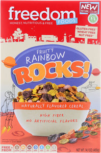 FREEDOM FOODS: Cereal Fruity Rainbow Rocks, 14.1 oz