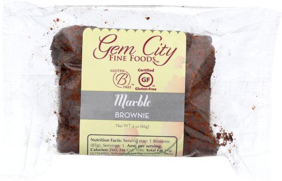 BLOSSOM FINE FOODS: Marble Brownie, 3 oz