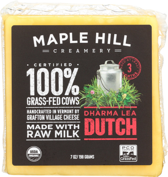 MAPLE HILL CREAMERY: Dharma Lea Dutch Gouda Style, 7 oz