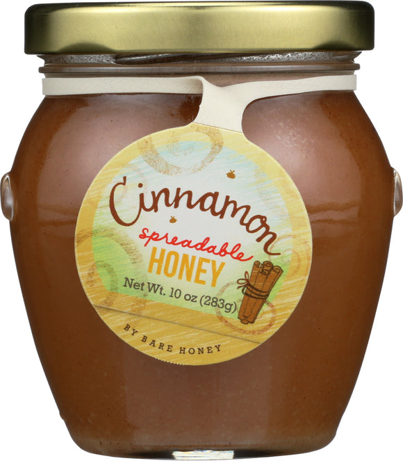 BARE HONEY; Cinnamon Honey Spread, 10 oz