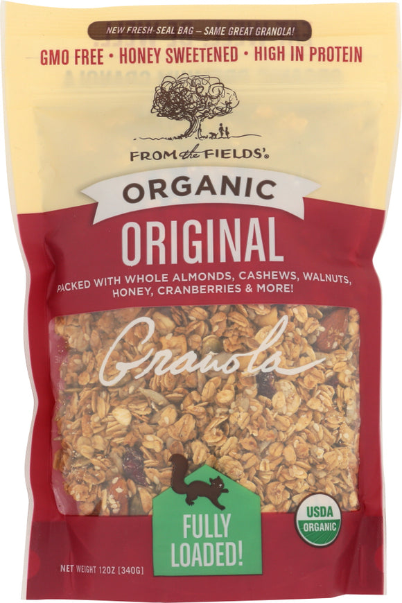 FROM THE FIELDS: Organic Original Granola, 12 oz