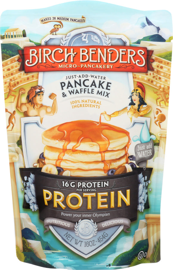 BIRCH BENDERS: Pancake & Waffle Mix Protein, 16 oz