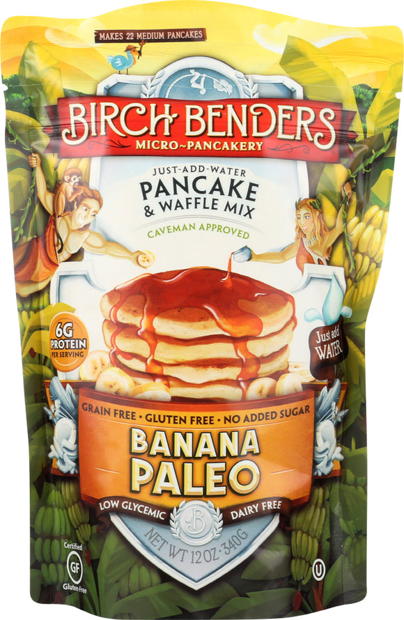 BIRCH BENDERS: Paleo Banana Bread Mix, 12 oz