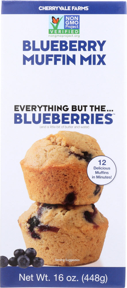 CHERRYVALE FARMS: Organic Muffin Mix Blueberry, 16 oz