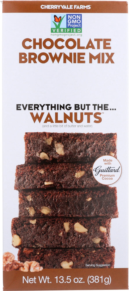 CHERRYVALE FARMS: Brownie Mix with Walnuts, 13.5 oz