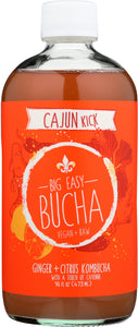 BIG EASY BUCHA: Kombucha Cajun Kick, 16 oz