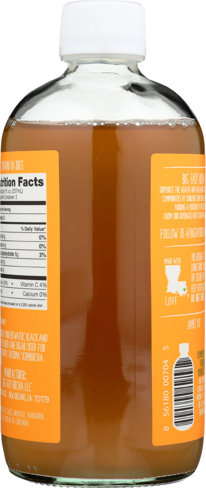 BIG EASY BUCHA: Streetcar Sipper Satsuma Kombucha, 16 oz