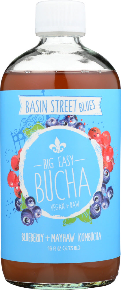 BIG EASY BUCHA: Kombucha Basin Street Blues, 16 oz
