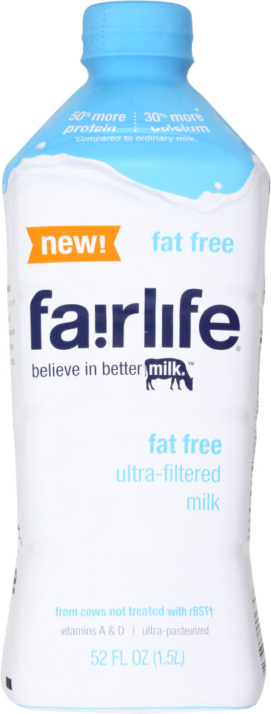FAIRLIFE: Fat Free Ultra Filtered Milk, 52 fl oz