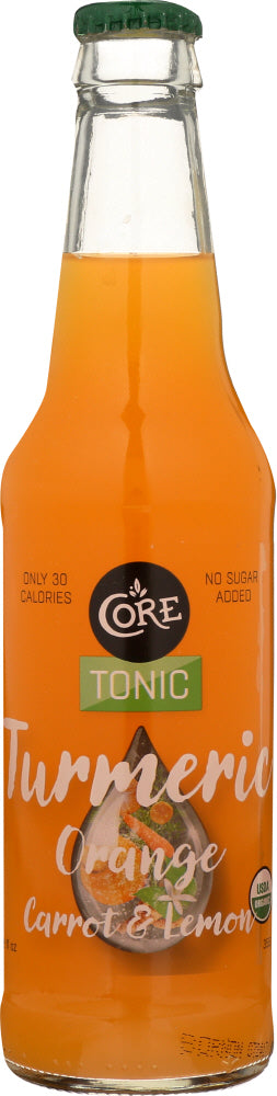 CORE FOODS: Turmeric Tonic Orange Carrot & Lemon, 12 oz