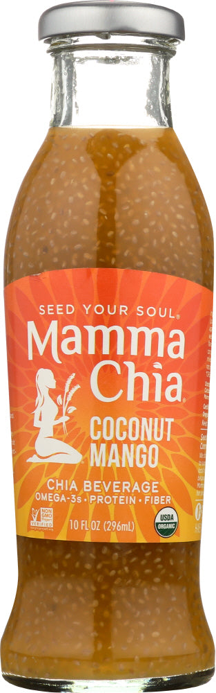 MAMMA CHIA: Organic Coconut Mango Vitality Beverage, 10 oz