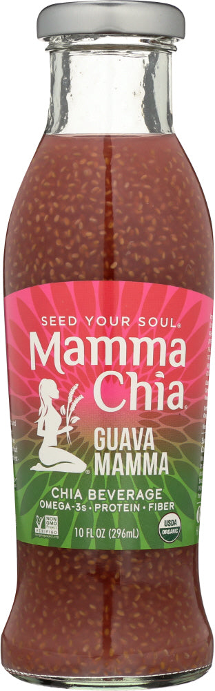 MAMMACHIA: Organic Guava Mamma Chia Beverage, 10 fl oz