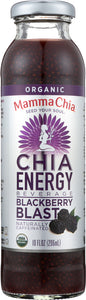 MAMMA CHIA: Organic Blackberry Vitality Energy  Drink, 10 oz