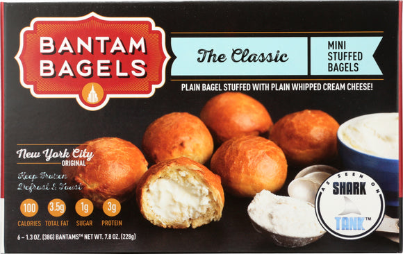 BANTAM BAGELS: Classic Mini Bagels 7.8 Oz