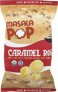 MASALA POP: Popcorn Caramel Rose, 6 oz