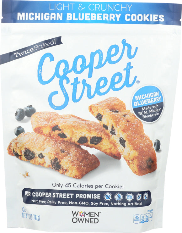 COOPER STREET: Cookies Michigan Blueberry, 5 oz