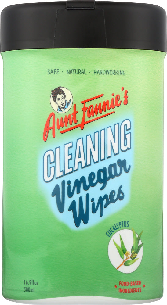 AUNT FANNIES: Vinegar Wipes Eucalyptus 50 pc