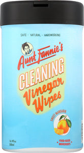 AUNT FANNIES: Vinegar Wipes Sweet Mandarin 50 pc