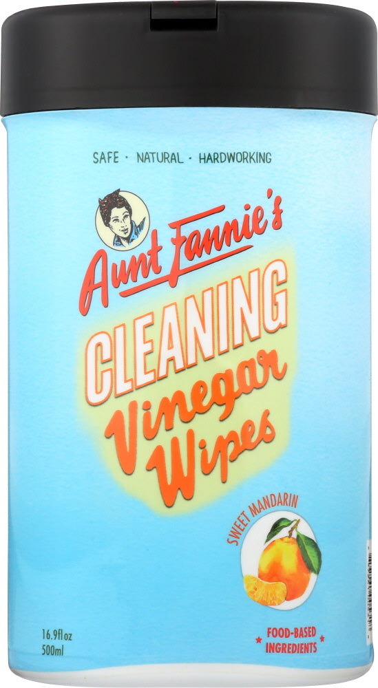 AUNT FANNIES: Vinegar Wipes Sweet Mandarin 50 pc