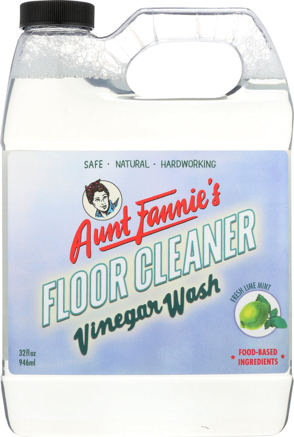 AUNT FANNIES: Vinegar Wash Floor Cleaner Mint 32 oz