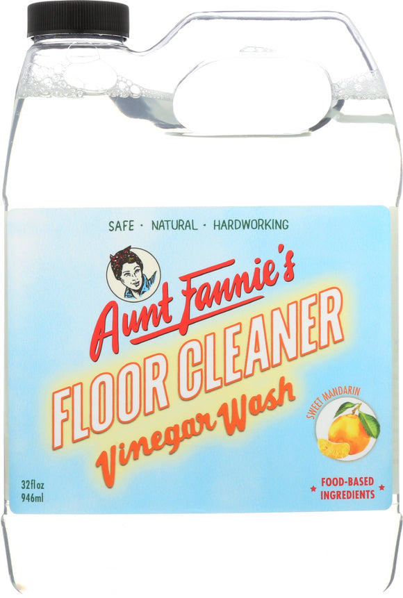 AUNT FANNIES: Vinegar Wash Floor Cleaner Mandarin 32 oz