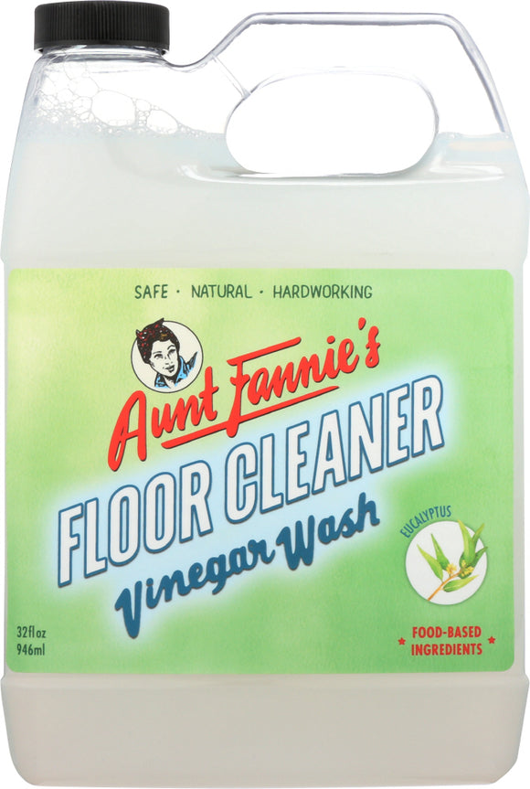 AUNT FANNIES: Vinegar Wash Floor Cleaner Eucalyptus 32 oz