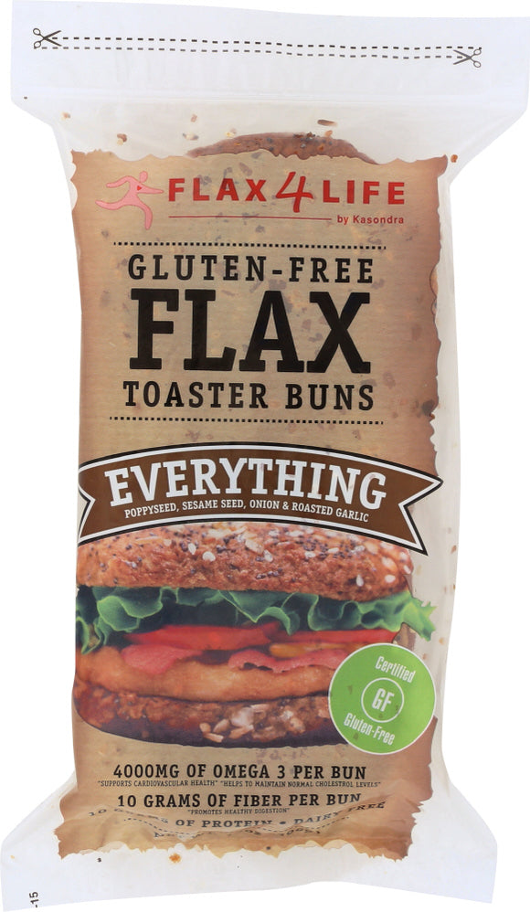 FLAX4LIFE: Toaster Buns Everything Bag, 14 oz