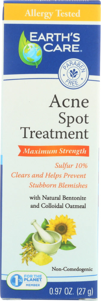 EARTHS CARE: Treatment Spot Acne, .97 oz