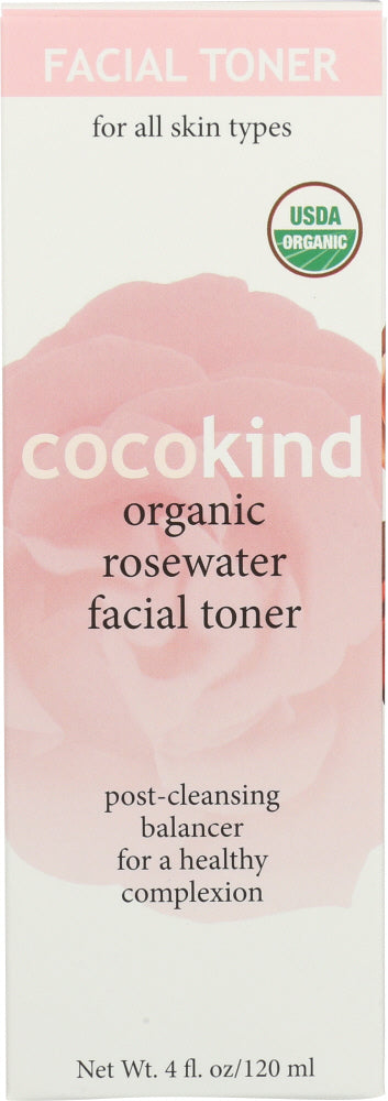 COCOKIND: Organic Rosewater Facial Toner, 4 oz