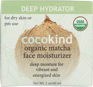 COCOKIND: Organic Matcha Face Moisturizer, 2 oz