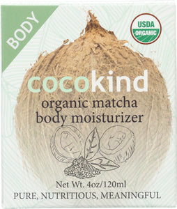 COCOKIND: Organic Matcha Body Moisturizer, 4 oz