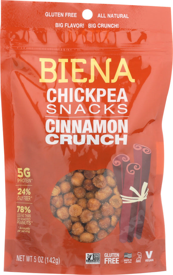 BIENA: Cinnamon Crunch Roasted Chickpea, 5 oz