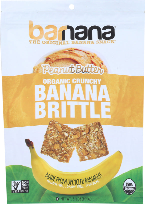 BARNANA: Peanut Butter Banana Brittle 3.5 Oz