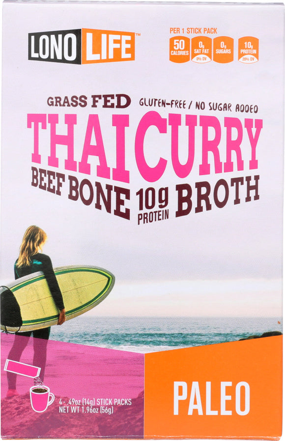 LONOLIFE: STICK THAI BONE BROTH 4PK (2.120 OZ)