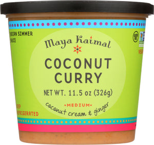 MAYA KAIMAL: Sauce Simmer Coconut Curry, 11.5 oz