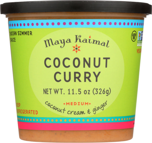 MAYA KAIMAL: Sauce Simmer Coconut Curry, 11.5 oz