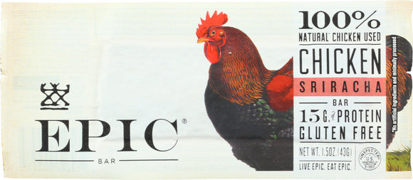 EPIC: Protein Bar Chicken Sriracha, 1.5 oz