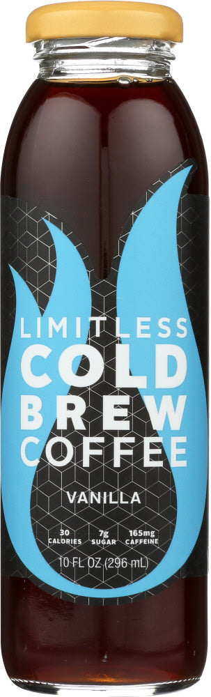 LIMITLESS COFFEE: Cold Brew Vanilla Coffee, 10 oz