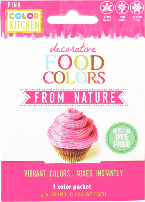 COLORKITCHEN: Real Food Decorative Coloring Pink, 0.088 oz