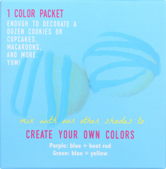COLORKITCHEN: Decorative Food Colors From Nature Bright Blue 5x0.10oz, 0.5 oz