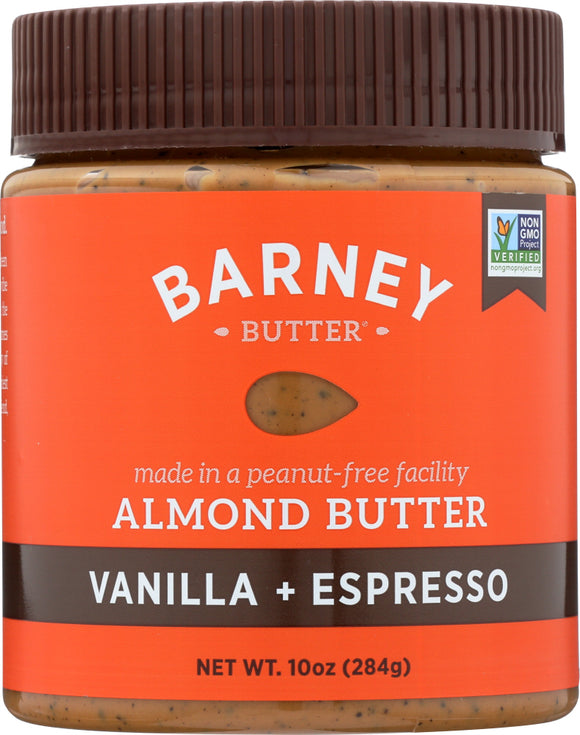 BARNEY BUTTER: Almond Butter Vanilla Bean + Espresso, 10 oz