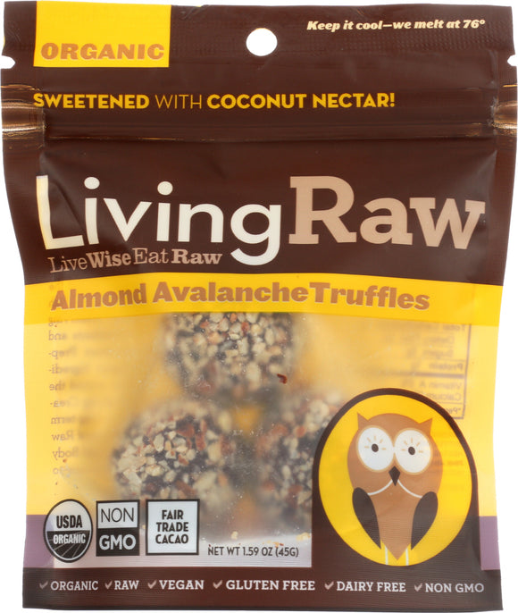 LIVING RAW: TRUFFLE ALMOND AVLNCH ORG (1.590 OZ)