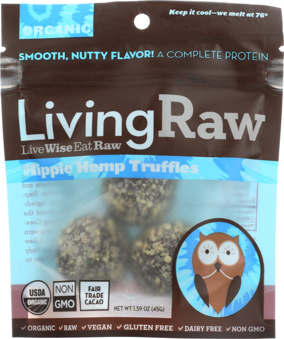 LIVING RAW: TRUFFLE HEMP HIPPIE ORG (1.590 OZ)