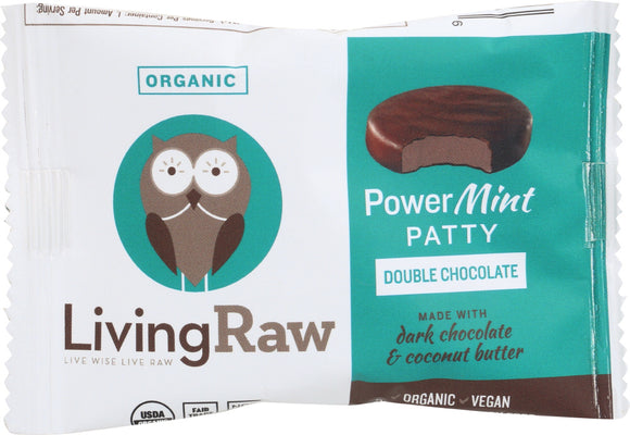 LIVING RAW: POWERMINT PATTY CHOC CHIP (0.840 OZ)