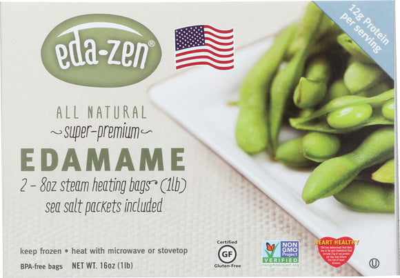 EDA ZEN: Super Premium Edamame in Pods, 16 oz