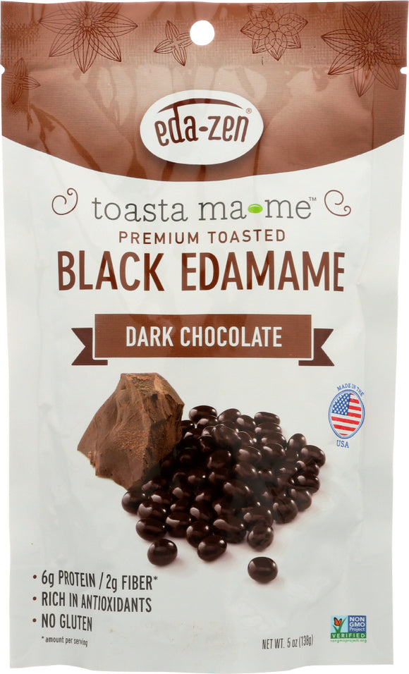 EDA ZEN: Edamame Dark Chocolate Black, 5 oz